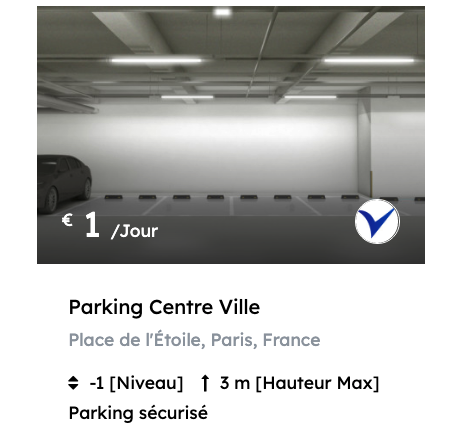 Vignette Création Location de Parking Particulier Utilisateur NetPark